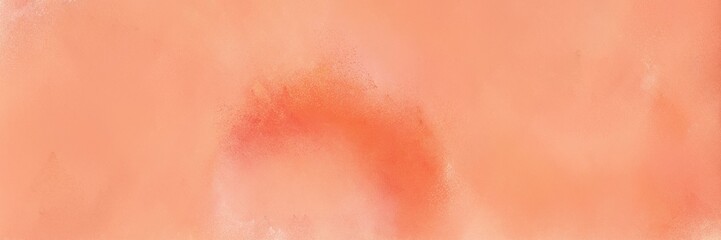Fototapeta premium vintage abstract painted background with light salmon, coral and tomato colors and space for text or image. can be used as horizontal background graphic