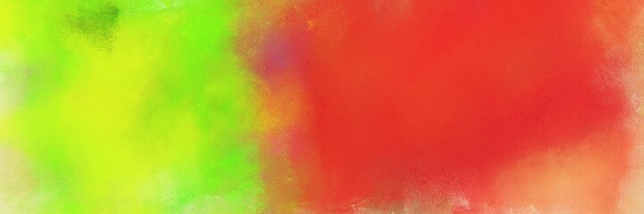 old color brushed vintage texture with green yellow and coffee colors. distressed old textured background with space for text or image. can be used as horizontal header or banner orientation