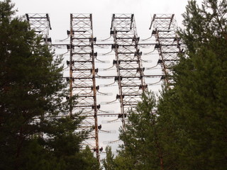 Duga - Secret Soviet over the horizon radar system, Pripyat, Ukraine Abandoned military base....