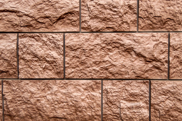 Background ornamental artificial stone.