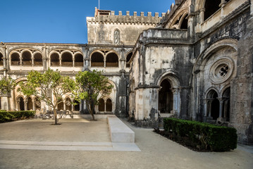 Fototapeta na wymiar Portugal - Alcobaça Monastery is a Roman Catholic monastic complex located in the town of Alcobaça.