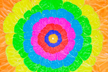 A collage of slices of grapefruit