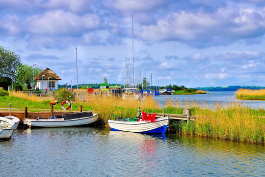 Baabe Hafen auf der Insel R&uuml;gen - Baabe harbour island of Ruegen