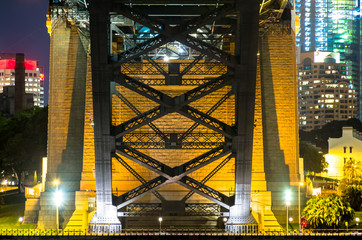 Harbour Bridge at night, Sydney Australia