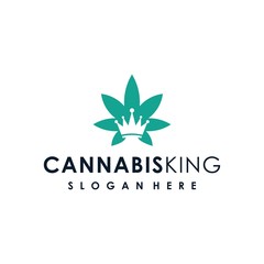 Cannabis logo vector design inspiration