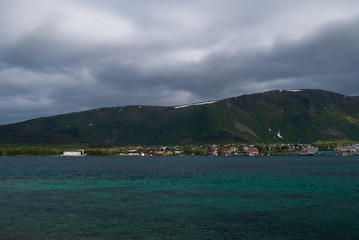 Fototapeta na wymiar Norwegia - wikingowie, Fiordy i Lofoty