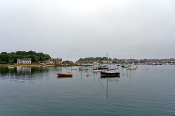 Fototapeta premium Port de Tourony, Trégasetel, Côtes-d'Armor, Bretagne, France