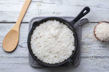long rice image cooked in skillet