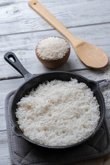 long rice image cooked in skillet