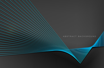 Abstract vector background, blue line for design brochure, website, flyer.