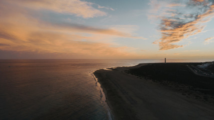 Fototapeta na wymiar coastline beach aerial