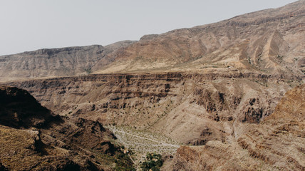 cañon gran canaria valley aerial