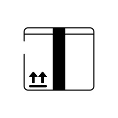 cardboard box cargo delivery line style icon