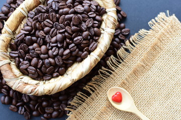 coffee beans ready for preparation