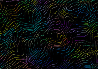 Obraz premium zebra skin on colorful texture