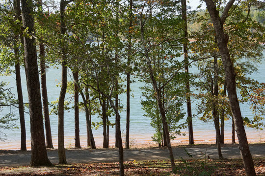 View on Lake Chatuge,Hiawassee, Georgia, USA