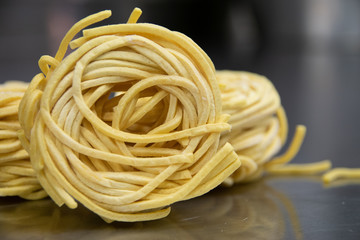 spaghetti on a plate