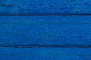 blue wooden texture of old wall