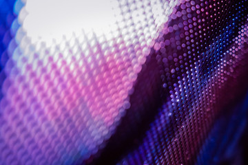 CloseUp LED blurred screen. LED soft focus background. abstract background ideal for design.