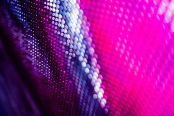 CloseUp LED blurred screen. LED soft focus background. abstract background ideal for design.