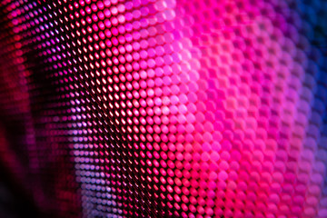 CloseUp LED blurred screen. LED soft focus background. abstract background ideal for design.
