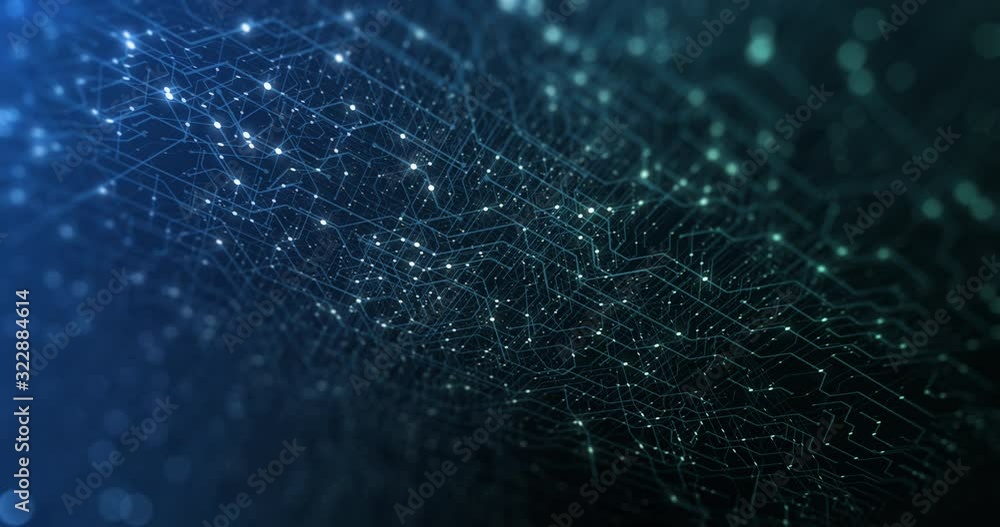 Poster abstract circuit board. electronic computer hardware technology. motherboard digital chip. matrix pa