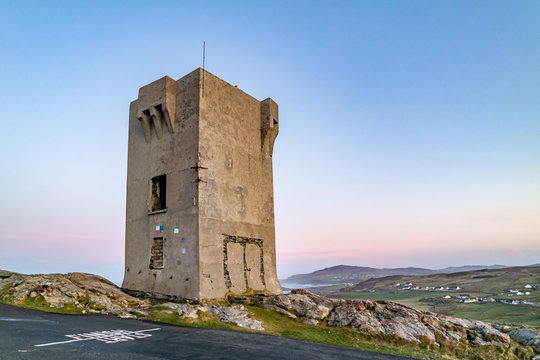 Rugged landscape at Malin Head in County Donegal - Ireland