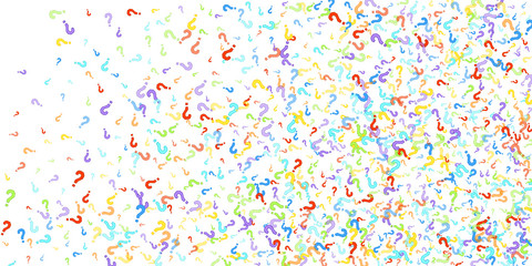 Question marks Quiz doubt survey faq public poll.