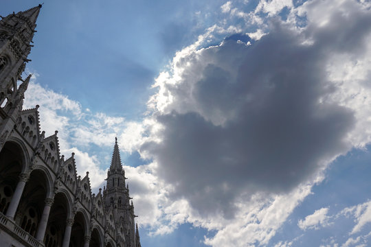 blue sky and clouds