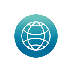 Obraz premium office world international work block gradient style icon