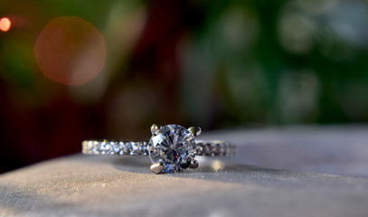  Wedding ring Luxury diamond platinum ring