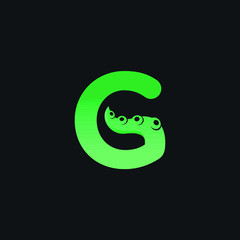 Letter G Logo Design with Tentacle Element