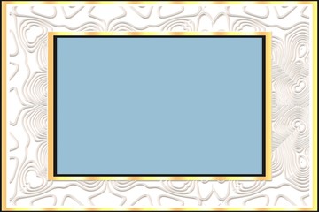 photo frame with artistic design