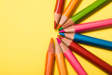 Fototapeta premium color pencils 