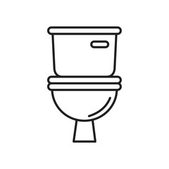 Apartment toilet Icon template black color editable. Apartment toilet Icon symbol Flat vector illustration for graphic and web design.