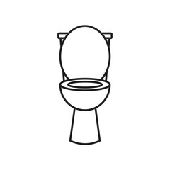 Fototapeta na wymiar Apartment toilet Icon template black color editable. Apartment toilet Icon symbol Flat vector illustration for graphic and web design.