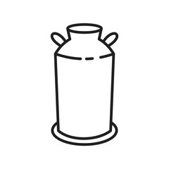 Milk Icon template black color editable. Milk Icon symbol Flat vector illustration for graphic and web design.