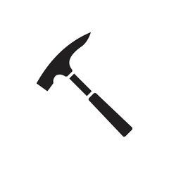 Hammer Icon template black color editable. Hammer Icon symbol Flat vector illustration for graphic and web design.