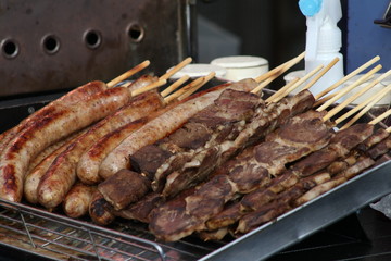 comida callejera en Tokio, Japon