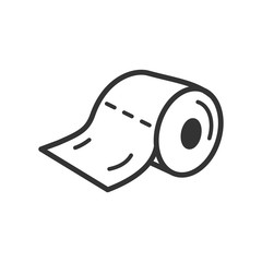 Tissue paper icon vector symbol logo illustration EPS 10