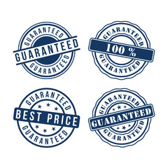 Obraz premium Guarantee rubber stamp icon vector design templates