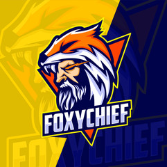 fox mascot esport logo designs