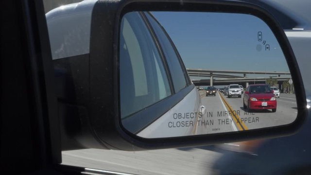 Driving in car pool lane.
