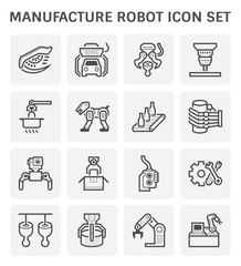 robot production icon