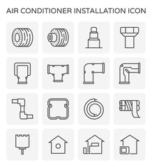 Fototapeta premium air conditioner tool