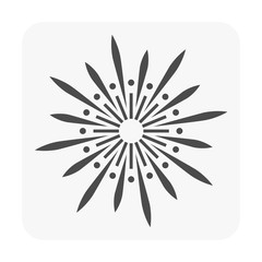 Firework vector icon
