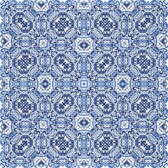 Portuguese vintage azulejo tiles.