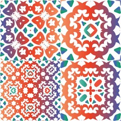 Mexican vintage talavera tiles.