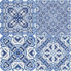 Portuguese vintage azulejo tiles.