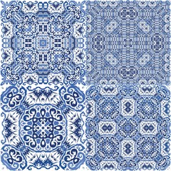 Portuguese vintage azulejo tiles.